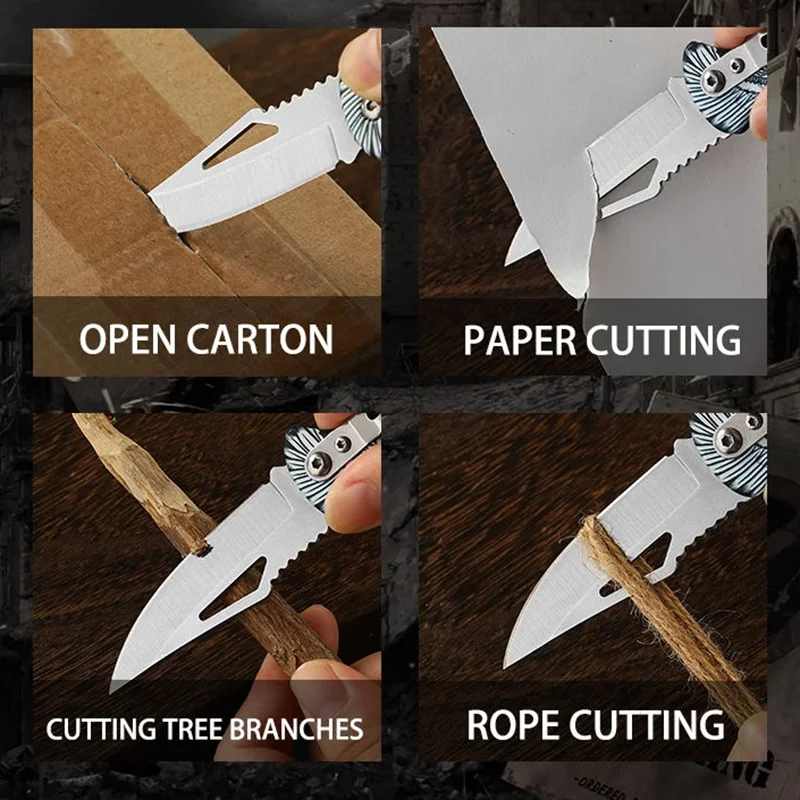 1 piece folding knife for eating meat knife for cutting fruit knife for roasting sheep stainless steel knife kitchen tools image 5