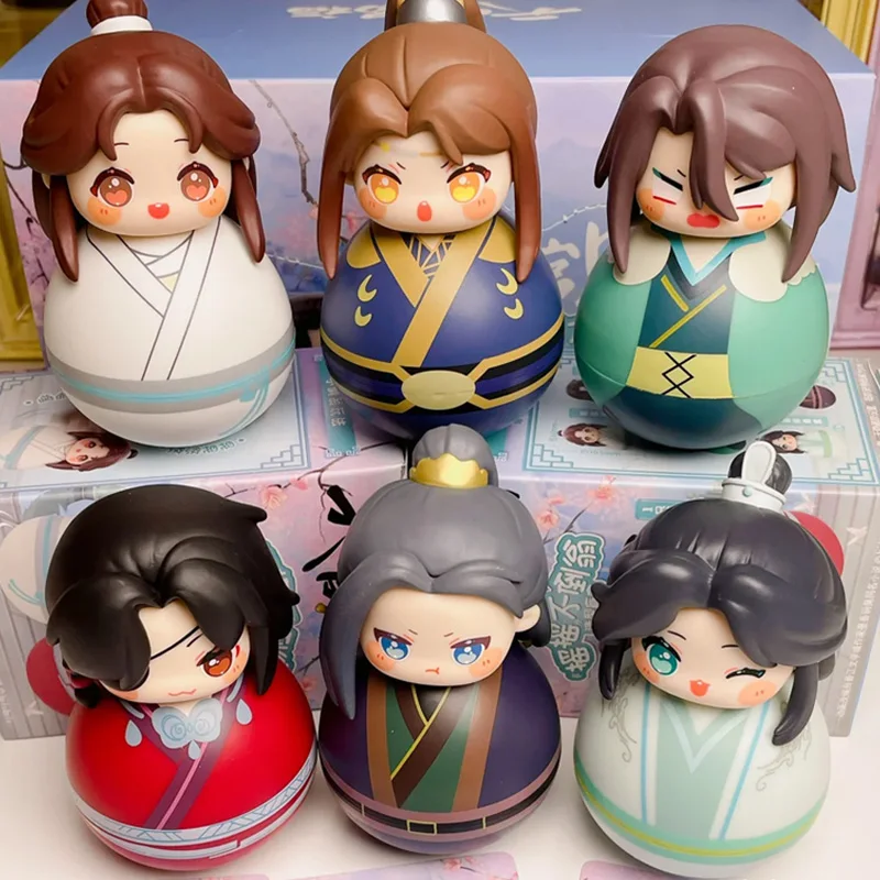 Heaven Official Blessing TGCF Tumbler Anime Figurine Xie Lian Hua Cheng Shi Qingxuan Action Figure Tumbler Dolls Cute Toy Decor