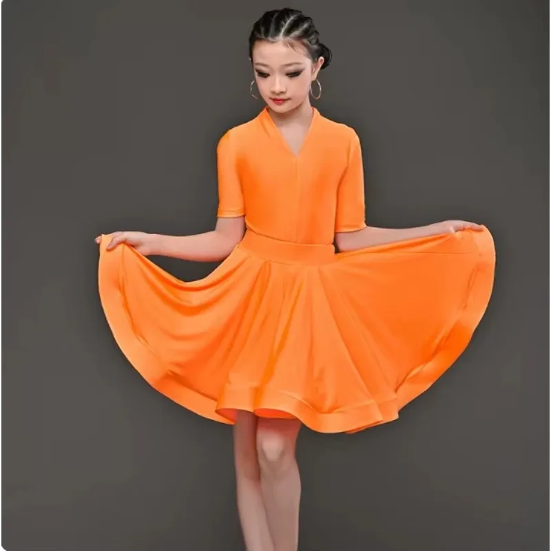 Latin Dance Costume, Women's and Children's Professional Dance Competition Costume, Practice Costume, Children's Performance Cos