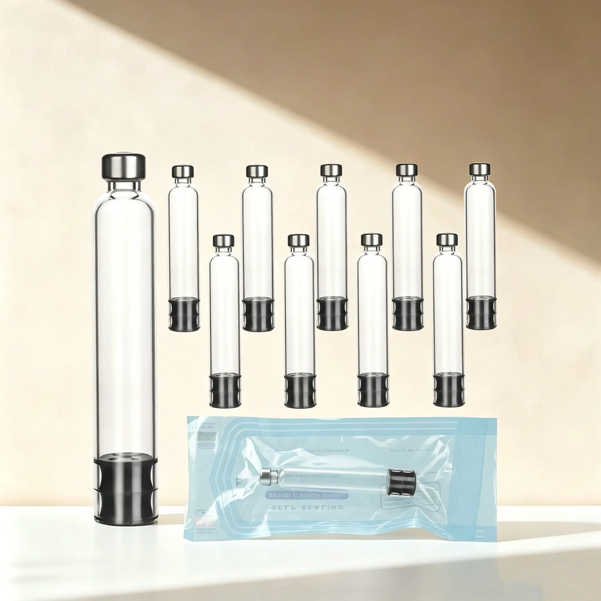 10/20/30/40/50pcs Sterile Individually Packaged 3ml Insulin Pen Cartridge, Disposable Insulin Injection Consumable Sleeve