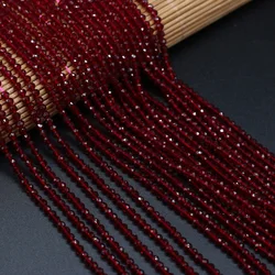 Natural Faceted Spinels Stone Beads 3mm Round Shape Loose Stone Beads for Jewelry Making DIY Bracelet Necklace Gift Wholesale