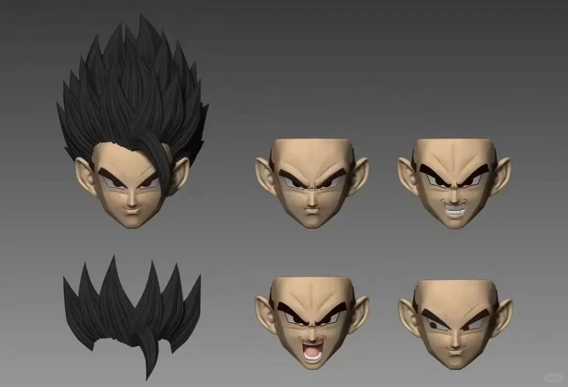 Black Hole Speelgoed Son Gohan Head Sculpt Action Figure Accessoires Dragon Ball Z Son Gohan Anime Verzamel Hobby Figuur Speelgoed Geschenken