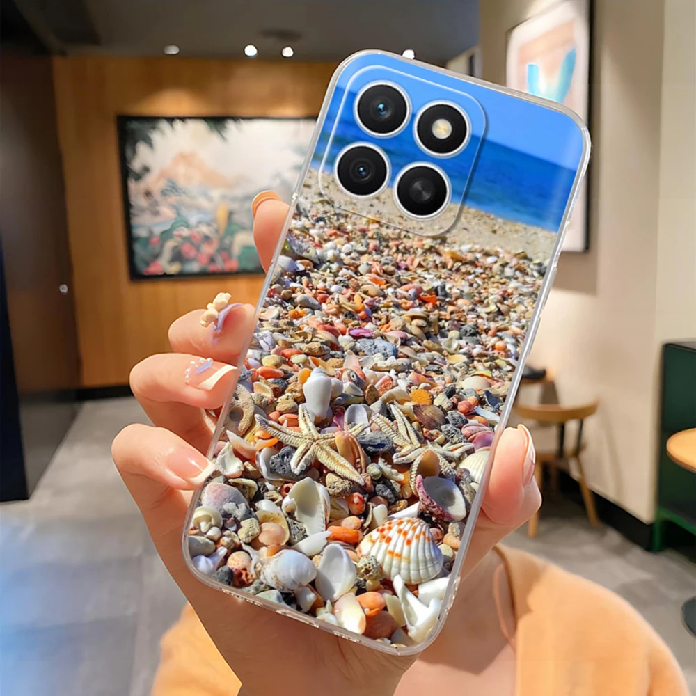 غطاء مقاوم للصدمات لهاتف Honor X8C 4G حافظة مطلية على شكل حيوانات لهاتف Honor X8C حقيبة هاتف ناعمة شفافة من السيليكون غطاء خلفي لهاتف Honor X 8 C