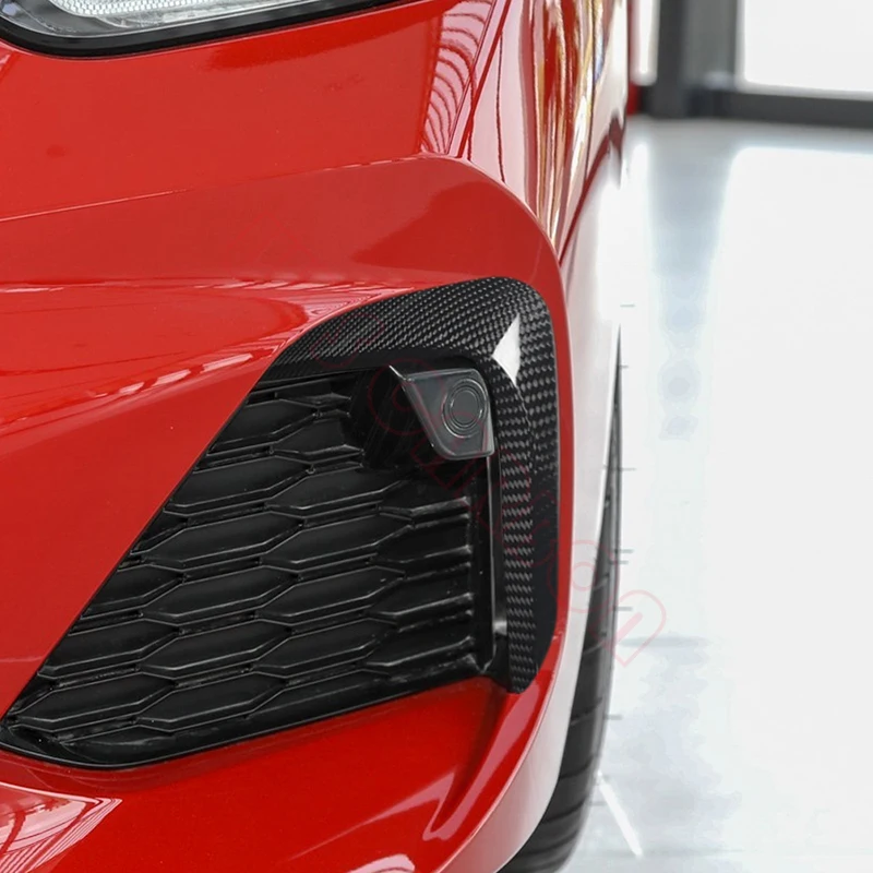 

Real Dry Carbon Fiber Front Bumper Upper Splitter Corner Cover For BMW Z4 G29 Exterior Accessories