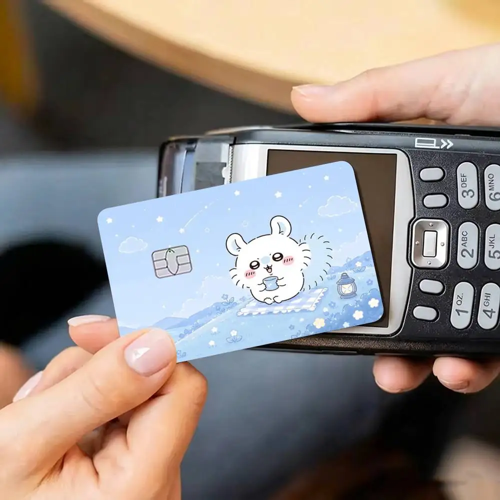 Cute Cartoon M-momongas Credit Card HD Stickers Game Card Decal Small Chip Waterproof Sticker