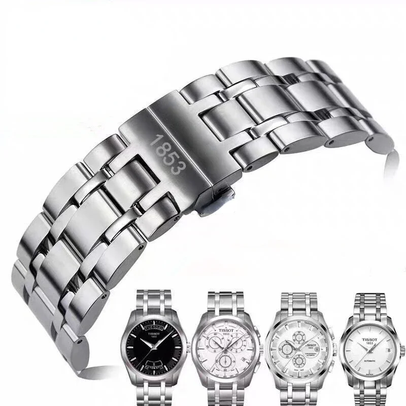 High Quality Solid Stainless Steel Watch Strap for Tissot 1853 CouturierT035410 T035617 T035627 T035428 T035439 Bracelet 22 23mm