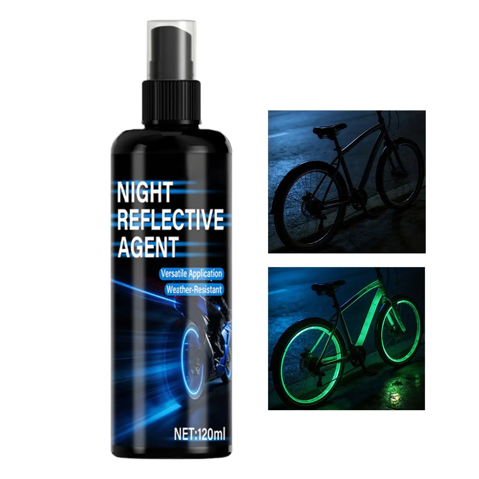 

Светоотражающий спрей: светящаяся в темноте краска, глиттер, ночное светоотражающее средство, флуоресцентный ночной спрей для светящихся предупреждающих знаков