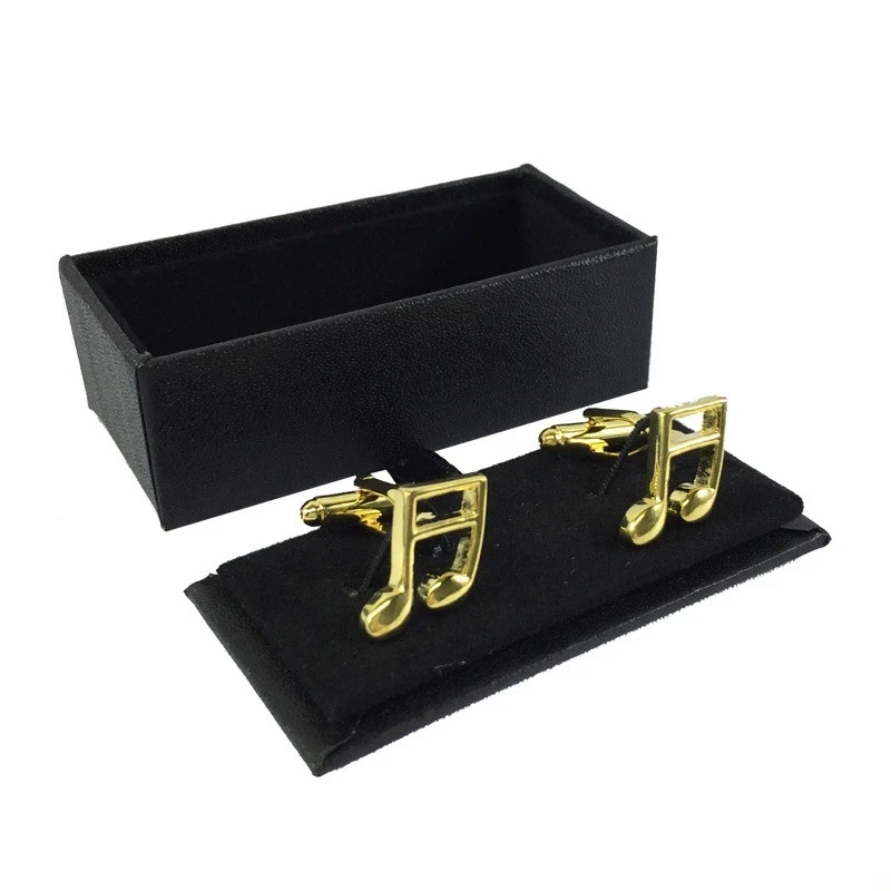 Black PU Leather Geschenk Box for Manschettenknopfe Cufflinks Storage Box Jewellery Cuff Links Gift Organizer Packaging Box Case