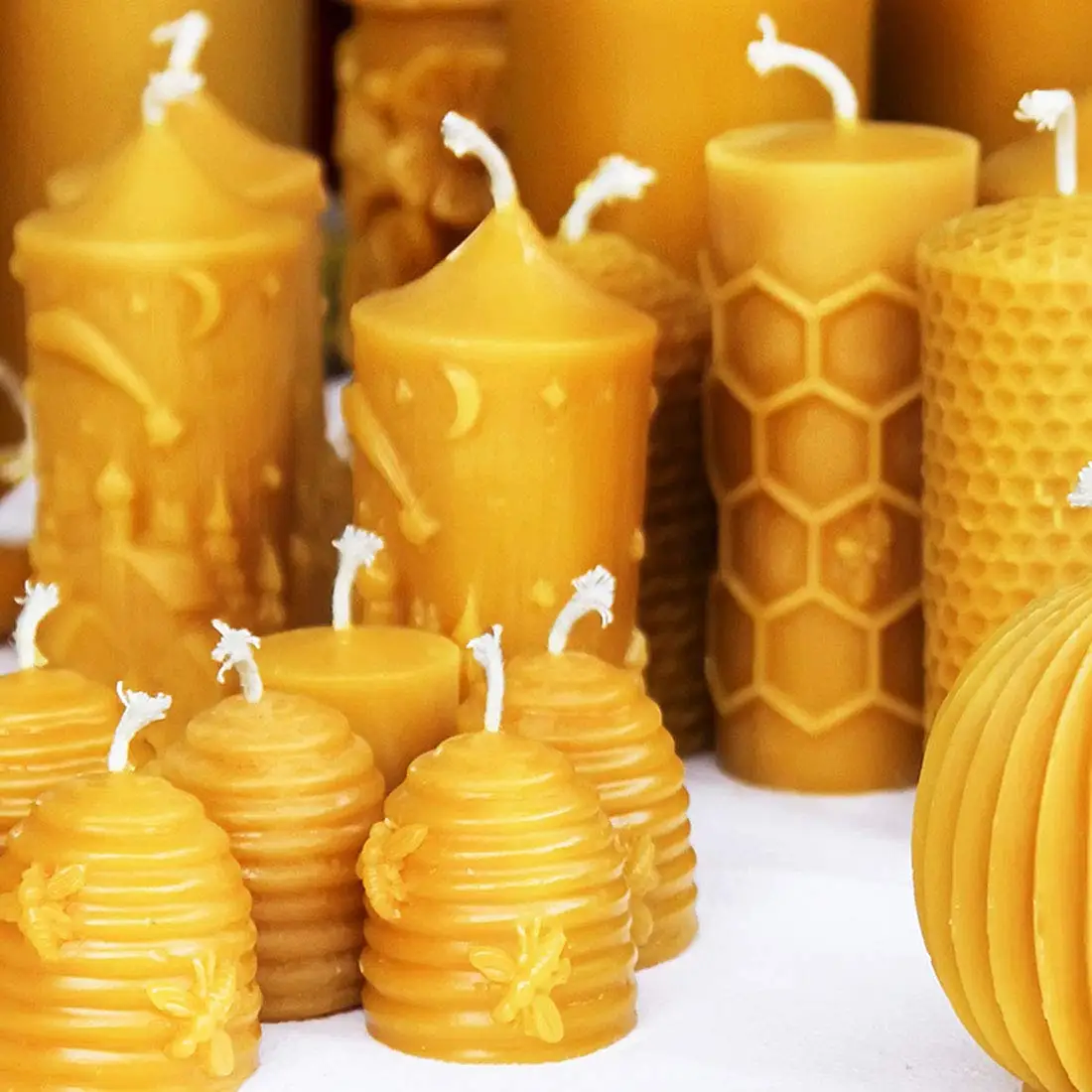 Honeycomb Candle Mold Bee Silicone Molds for Handmade Aromatherapy Soap Resin Mold Cake Fondant Chocolate Mold Home Decor