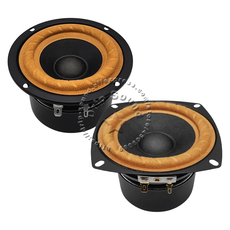 3 "/3,5" дюйма 15 Вт 4 Ом 8 Ом полнодиапазонный динамик автомобильная аудио стерео НЧ-динамик громкоговоритель звуковой сигнал труба тканевый край