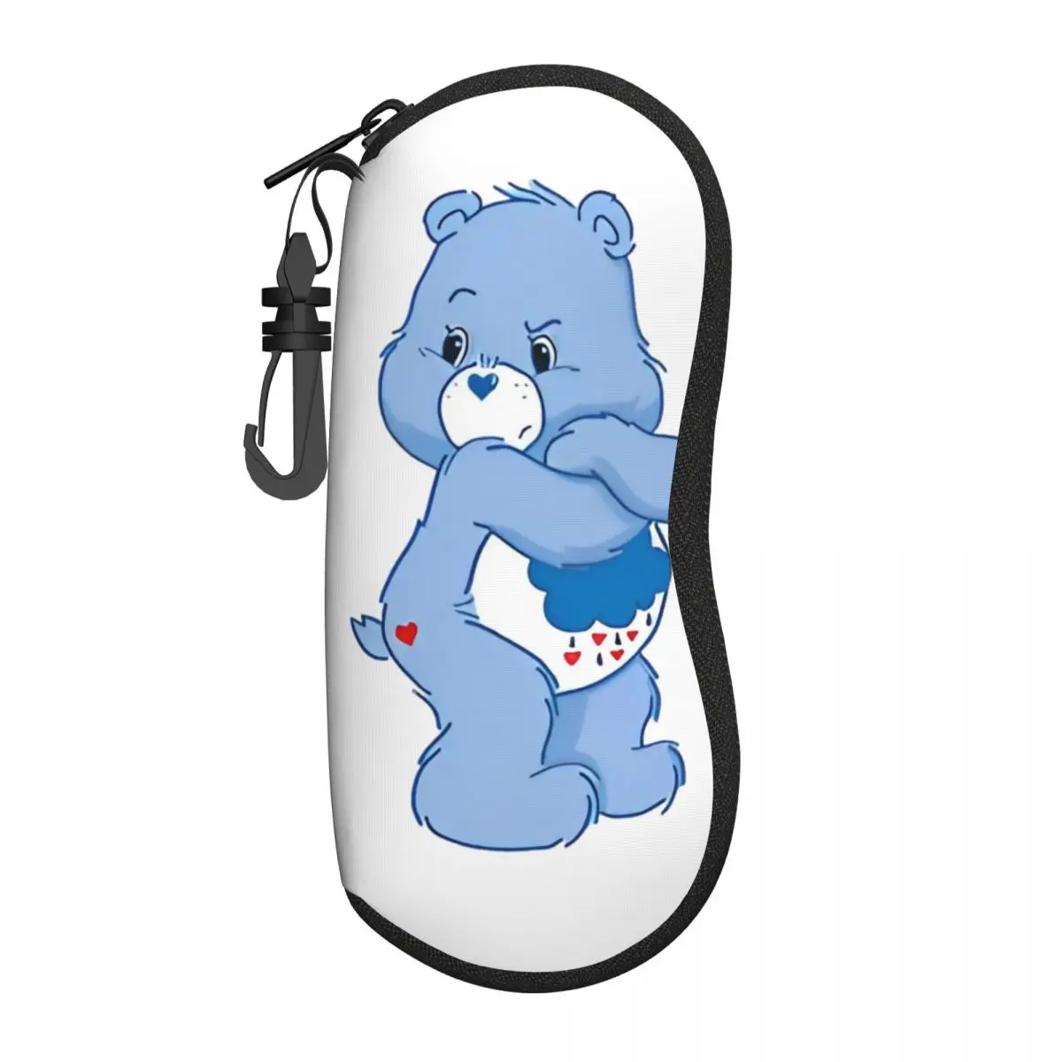 

Care Bears Grumpy Bears Glasses Case Men Women Printing Zipper Eyeglasses Storage Box Print Eyewear Container