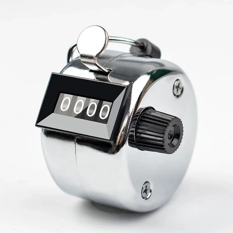 Manual Recording Mechanical Counter Four Digit Traffic Warehouse Points Cargo Readings Digital Counting
