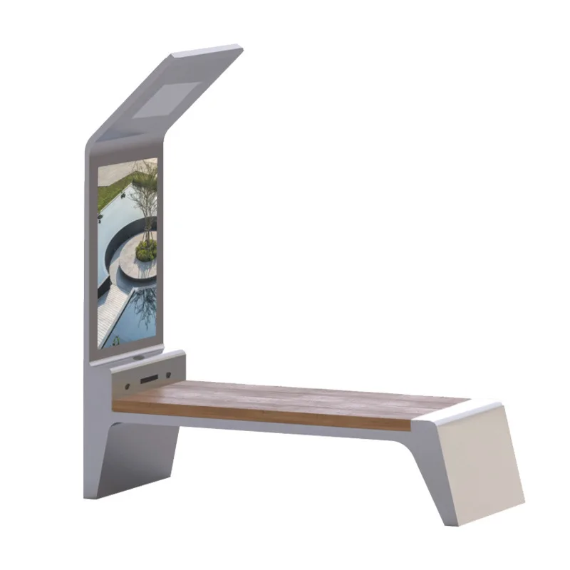 

Guangdong Smart Park Leisure Chair Outdoor Bench Chair Shared Solar Charging Base Smart Seat Can