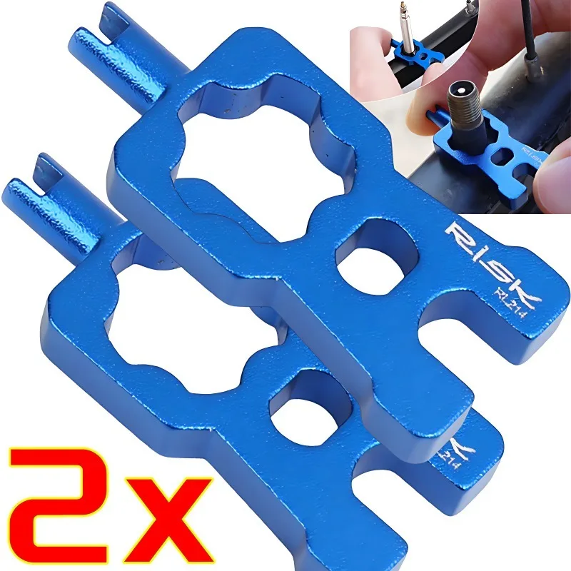 

Портативный велосипедный гаечный ключ 4 в 1, многофункциональный Schrader/Presta, инструмент для разборки, монтажа, для дорожного велосипеда