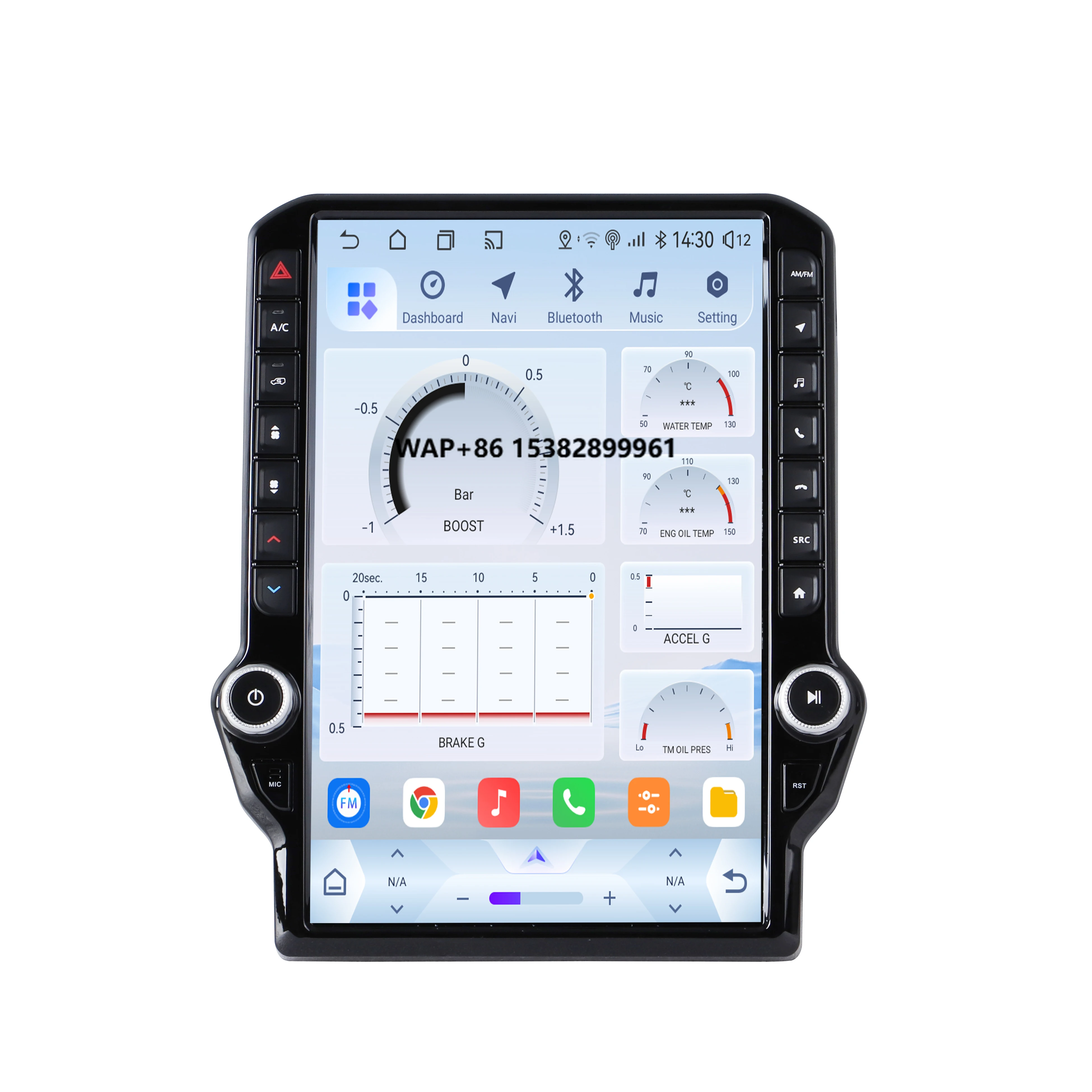 

14,5-дюймовый Android автомобильный радиоприемник GPS усилитель сенсорный экран для RAM 1500 3500 2012-2018 мультимедийный авто стереоплеер встроенный