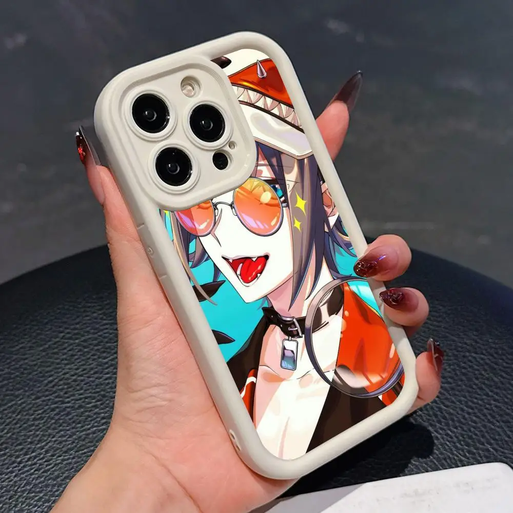 

Чехол для телефона Anime Mysta Rias для iPhone 17 16 15 14 13 12 11 Air Pro Max Plus, утолщенный, из ТПУ, разноцветный, красивый