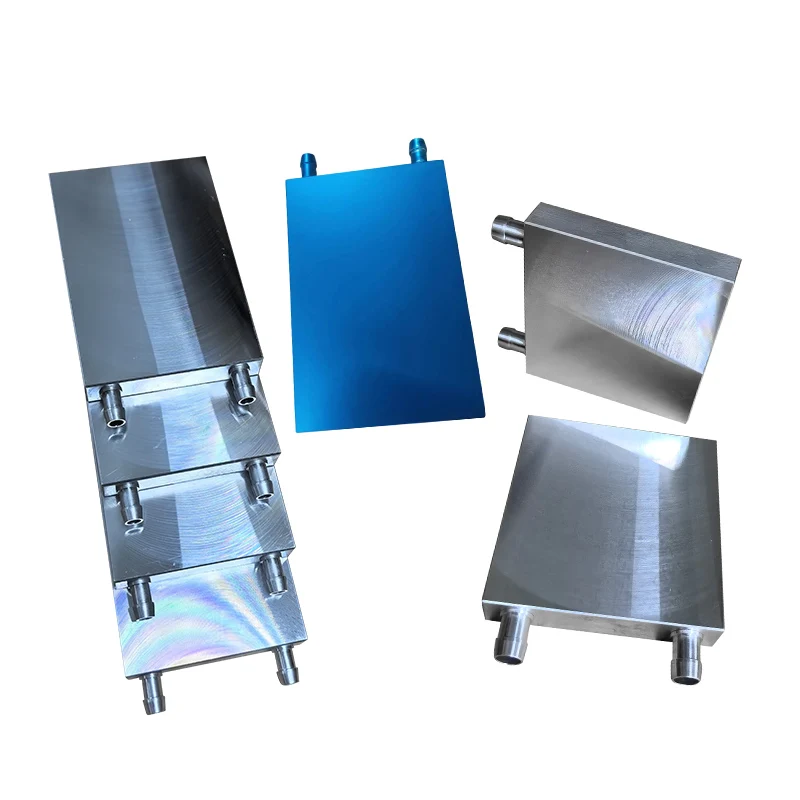 80×80mm / 80×240mm Semiconductor Water‑Cooling Plate, Aluminum Liquid Cooling Radiator Heatsink, Liquid Water Cooling Cold Plate