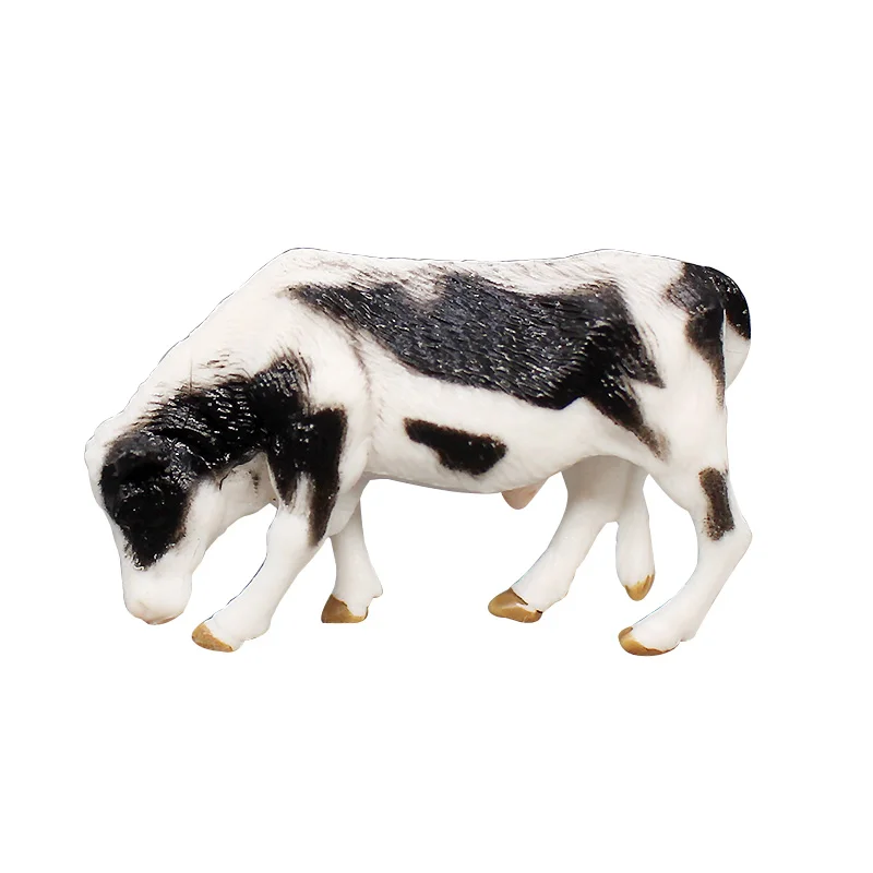 Desktop in miniatura micro paesaggio modelli di animali da fattoria pollo anatra pecora cani mucche conigli action figure per accessori ornamentali