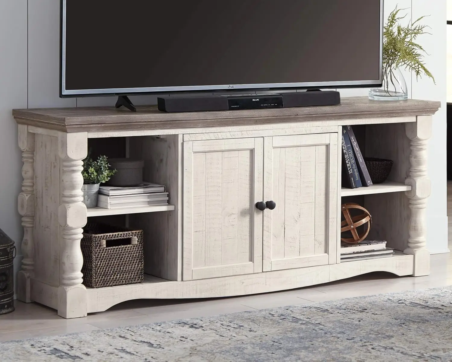 Havalance Farmhouse Tv Stand Fits Tvs Up To 65