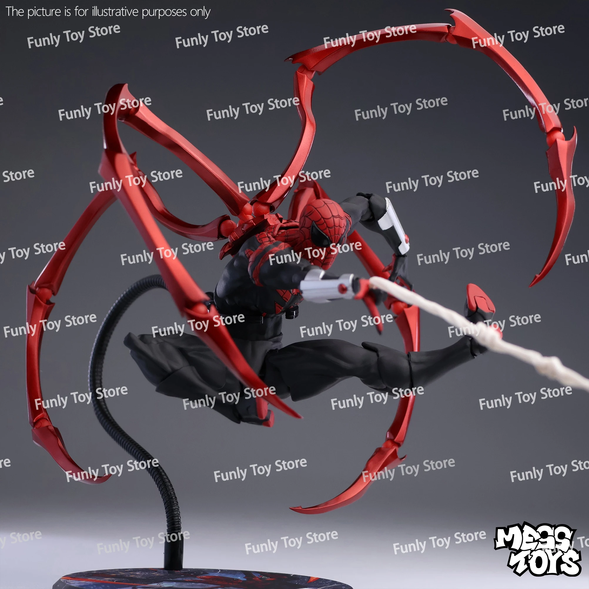 Mainan Stok Tersedia Superior Spider-Man Doctor Octopus Peter Parker Messtoys Spiderman Neighbor Anime Action Figure Hadiah Mainan