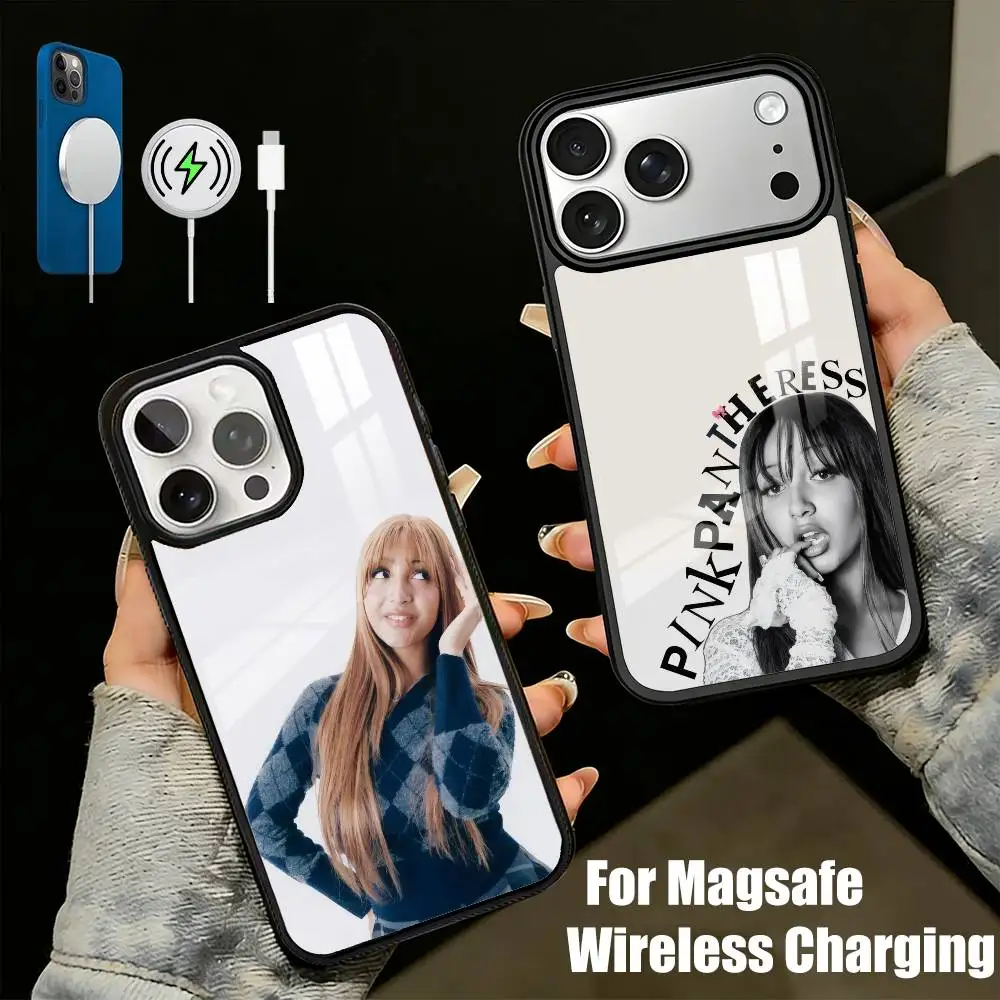 

P-PinkP The P-Pink PantherS Phone Case For iPhone17,16,15,14,13 Plus,Pro Max Magnetic For Magsafe Wireless Charging