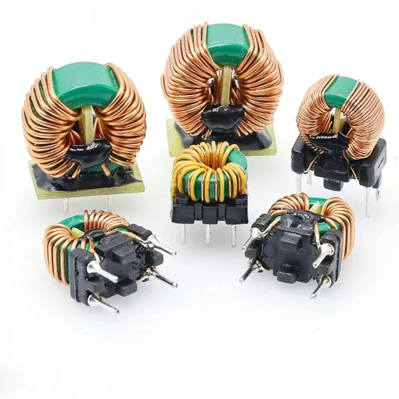 5PCS Base Frame Common Mode Inductance 1mH5mH10mH Power Supply DC/DC Filter EMC Magnetic Loop Winding Inductance Coil