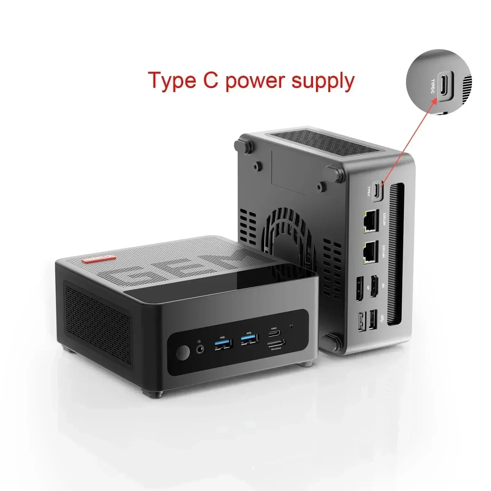 Superiore! Chatreey GEM Mini PC R7 8845HS 7840HS 780M R9 6900HX 680M Computer desktop da gioco con WiFi 6/Bluetooth 5.2/OCuiLink/HDMI