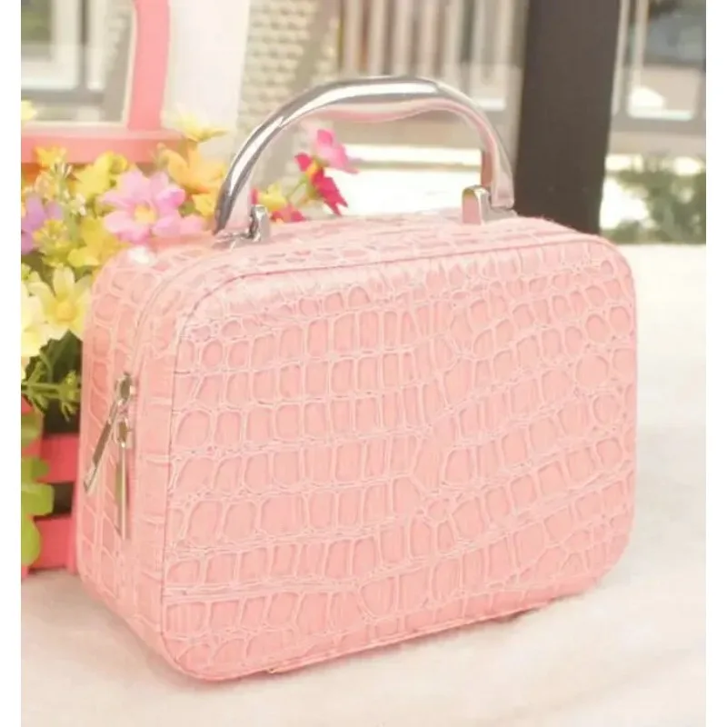 

New PU Leather Cosmetic Bag For Women Multi-Functional Portable Travel Storage Makeup Case Luggage & Bags Storage Bag