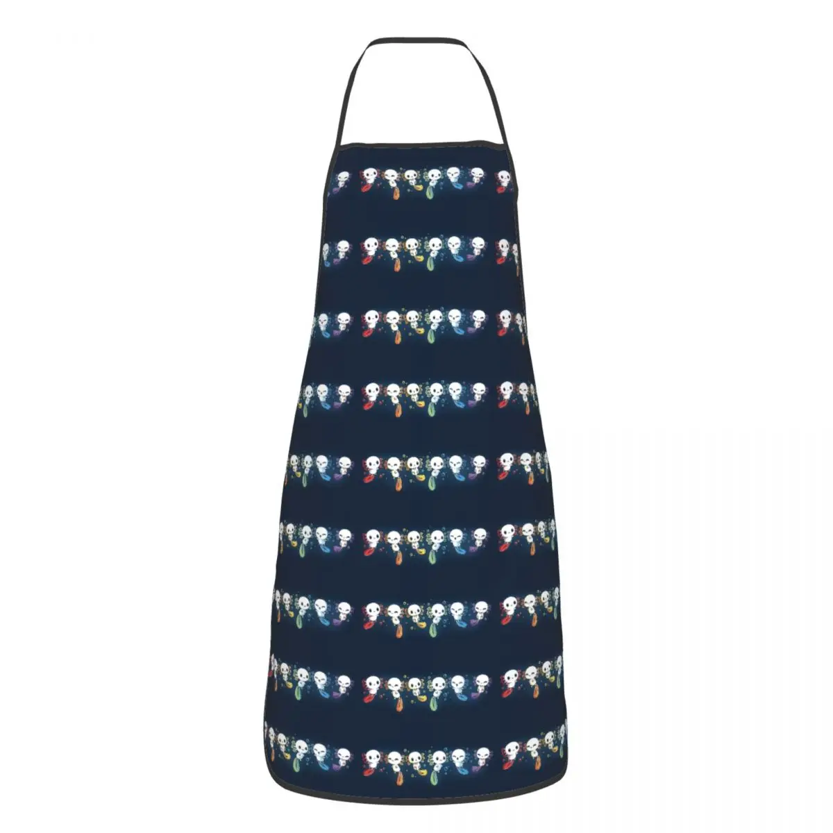 Colorful Axolotl Stacked Together Aprons Chef Cooking Tablier Sleeveless Bib Kitchen Cleaning Pinafore for Women Men Painting