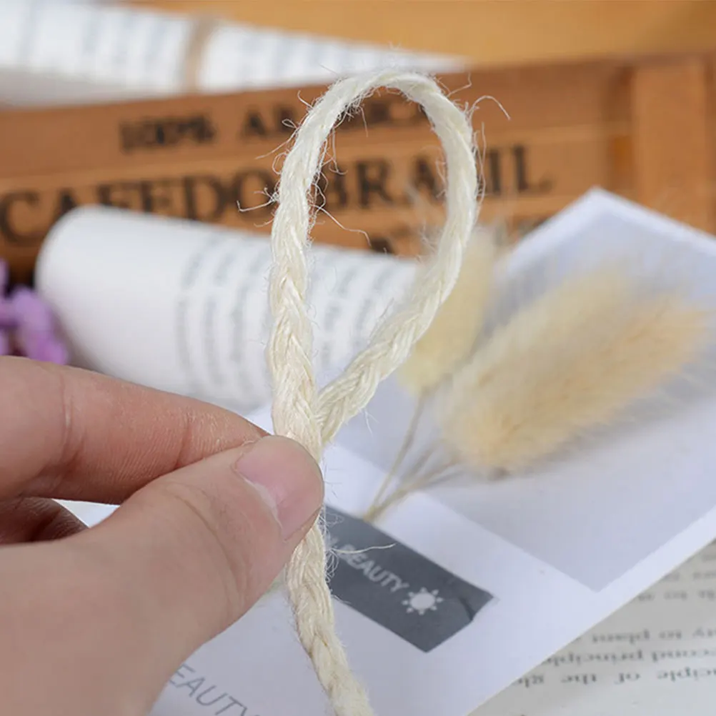 

3Pcs 5M Premium Jute Ribbon Easy Carry Around for Scrapbooking Sewing DIY Projects Decor Craft Jute Rope Rope String