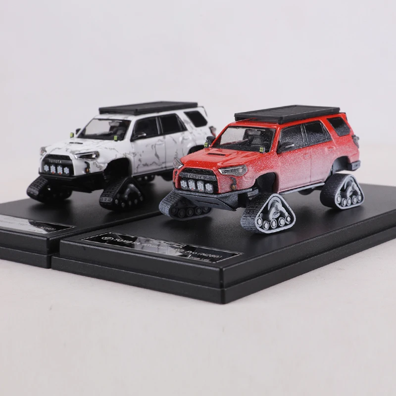 gcd-1-64-トヨタ-4ランナー-trd-pro-n280-改造スノーモービル-ダイキャスト合金シミュレーションカーモデル
