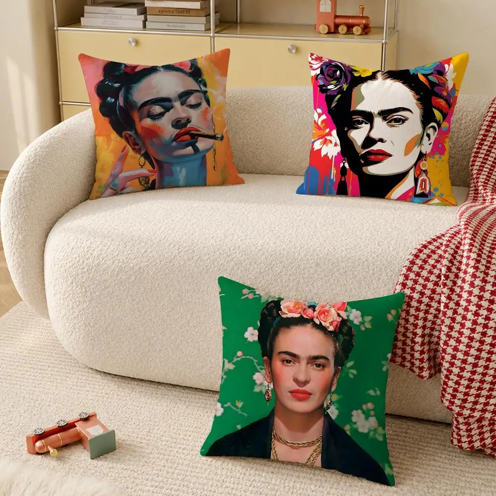 art Obras de arte modernas Frida Kahlo Cushion Cover Pillow Cover Decorative Throw Couch Home Decor for Living Room Sofa