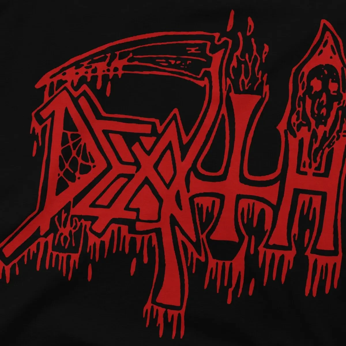 تي شيرت رجالي مضحك جديد لفرقة الموت لعام 2025، تي شيرت من القطن الخالص برقبة دائرية وأكمام قصيرة، تي شيرت للشارع #3