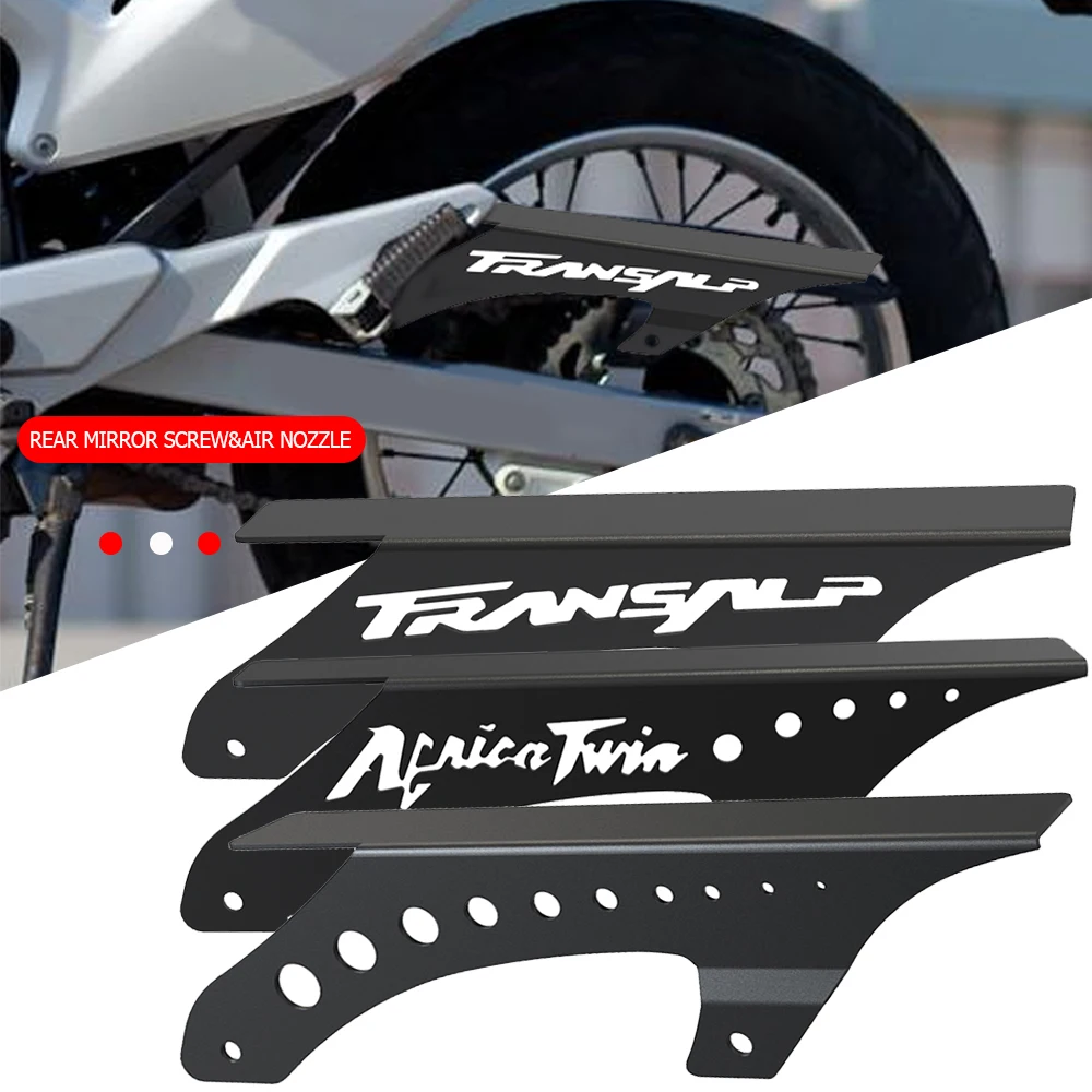 Couvercle de protection de chaîne pour moto HONDA XL 600 650 700 V Transalp XRV650 XRV750 Africa Twin 1987-2012 2011 2010 2009 08