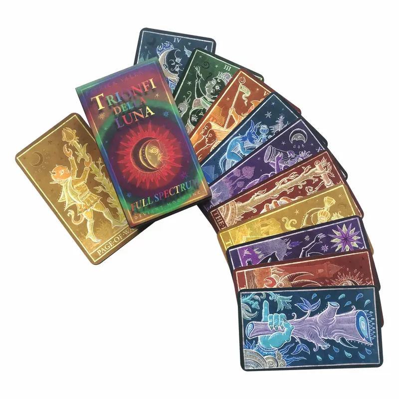 Hot selling Rainbow Tarot Card Oracle Leisure entertainment games Card, family gatherings Tarot , board games Tarot Deck