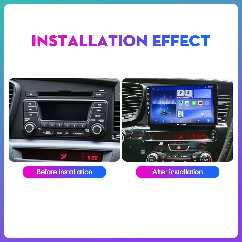 10.33 Inch Car Radio For KIA OPTIMA K5 2011-2015 2Din Android Octa Core Car Stereo DVD GPS Navigation Player QLED Screen Carplay