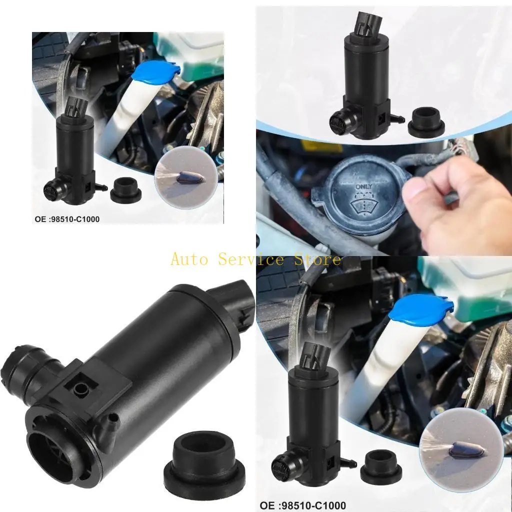 

462A Auto High Pressure Windshield Washer Motor for 98510C1000 Clear Visibility