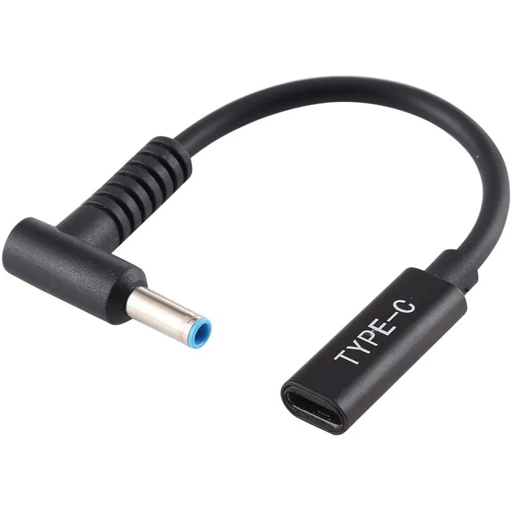 

Кабель адаптера питания, 65 Вт PD Type C на USB C, 4,5 мм x 0,6 мм, кабель для зарядки ноутбуков, разъем питания для ноутбуков HP, Lap