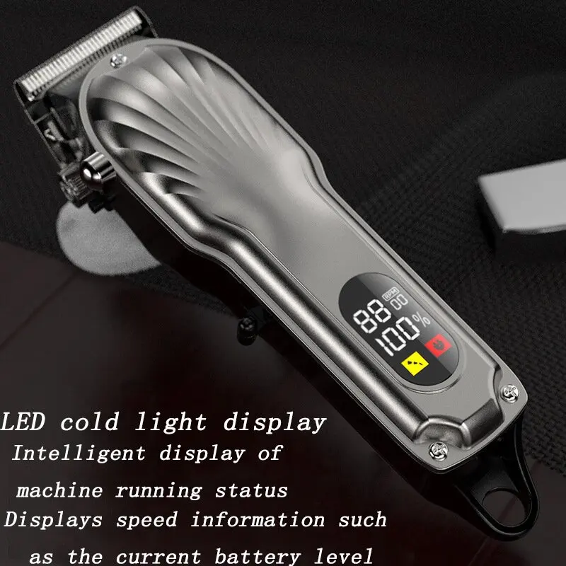 

NEW Vintage Hair Trimmer USB Fast Charging Hair Cutting Machine Electric Hair Clipper Portable Shaver Barber Professional Barber