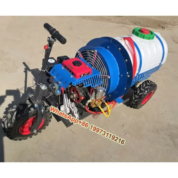 

Walking Spraying Machine Three-wheeled Field High-pressure Spraying Machine Wind-fed Orchard Fruit Tree Petrol Spraying Machine
