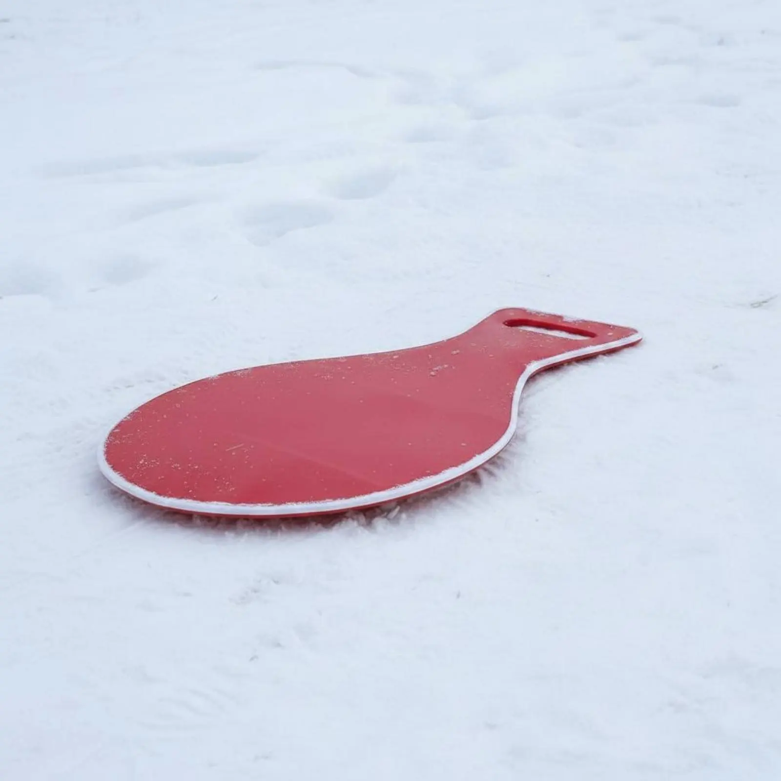 Foldable Winter Sled Long-Lasting Portable Sled with Handle PVC Winter Slider Wear-Resistant Winter Sports Gear Non-Skid Surface view 3