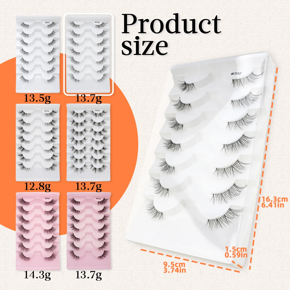 YSDO Cat Eye Mezze Ciglia Ciglia Finte Lunghe Naturali Trucco Cosplay Striscia Trasversale Ciglia Fatte A Mano Manga Ciglia Strumento di Estensione