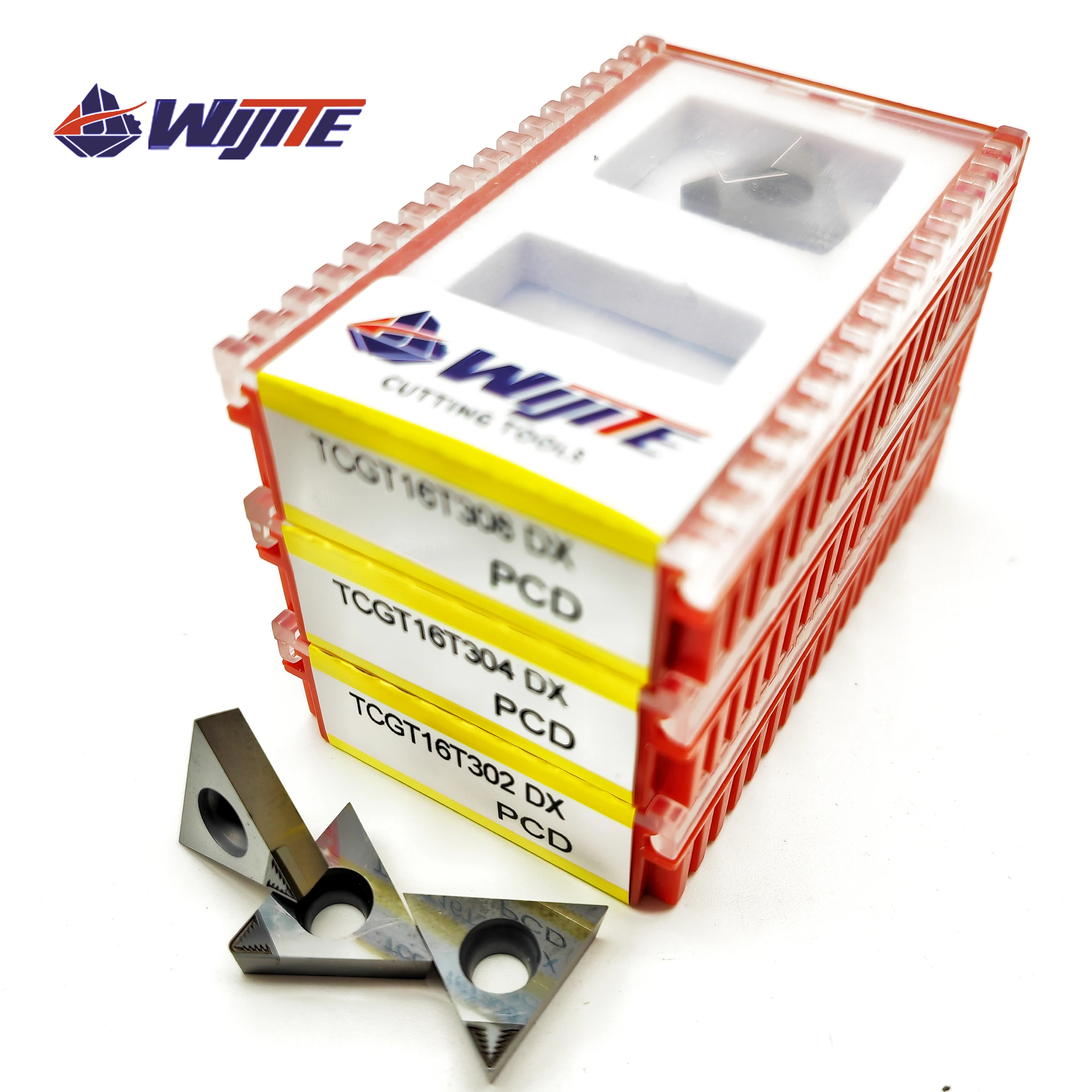 PCD TCGT110202 04 08 TCGT16T302 04 08 DX Chip Breaking Copper Aluminum Magnesium Fibre Glass Plastic TCGT TCMT Tool