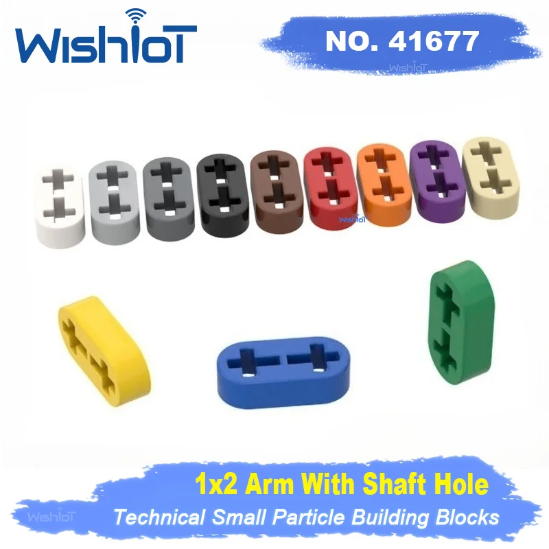 41677 ليفتارم رفيع 1 × 2 - فتحات المحور ألعاب الطوب للمباني الفنية MOC DIY كتل متوافقة مع هدية ذاتية الصنع