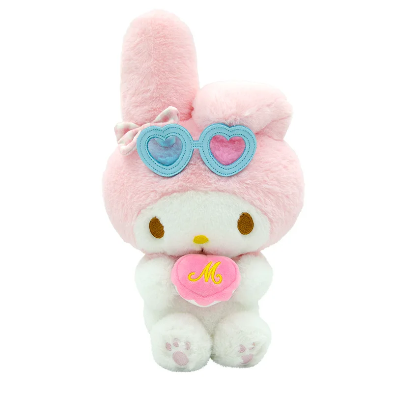 LLavero de peluche Sanrio de dibujos animados, colgante de Cinnamoroll, decoración de bolsa, Kawaii, cosas de Sanrio, muñeca de algodón, juguetes para niñas, regalos