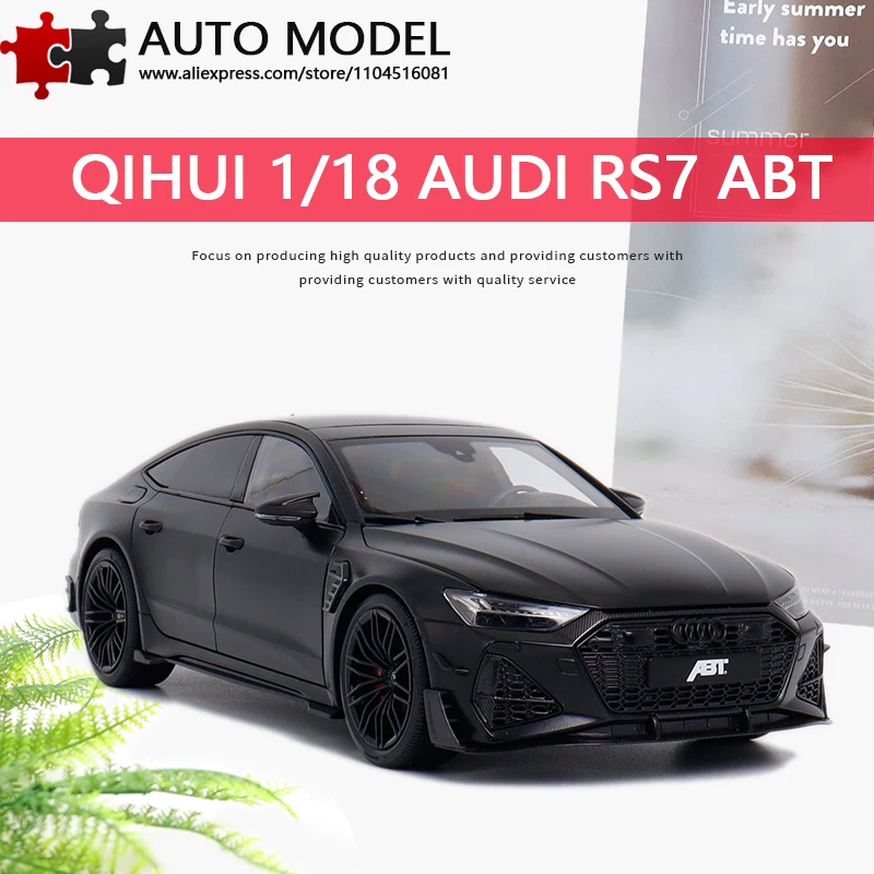 

Модель автомобиля Audi RS7 Sportback C8 ABT, модифицированная, литая, металлическая, масштаб 1:18, реалистичная, из сплава, с полностью открывающимися дверями, коллекционная, подарок для взрослых, с металлической окраской.