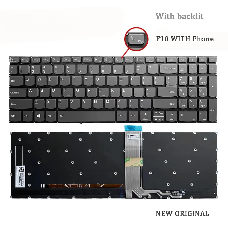 Imagem -02 - Teclado Portátil Original para Lenovo Lenovo Thinkbook 15 g2 g3 Acl Itl g4 Iap 15p Imh São E5-iml E5-itl -iil Ideapad 15 Alc7 Novo