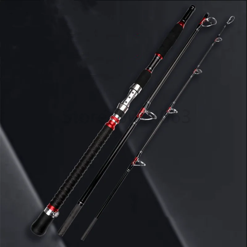 

Fishing Lure Rod 1.8m 2.1m Lure 70-250g Strong Trolling Fishing Rod Carbon Hard Fast Surf Boat Spining Fishing Rods Travel Pole