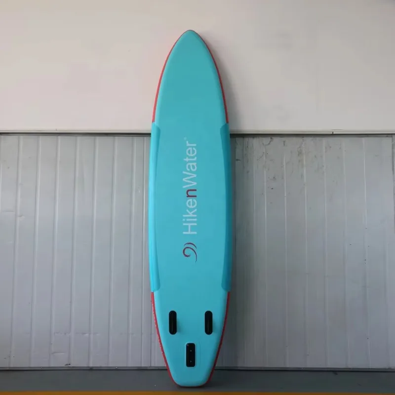 تصميم جديد لوح التجديف الوقوف لركوب الأمواج Longboard وألواح SUP القابلة للنفخ مع ملحقات الزعنفة ركوب ثابت للمجاديف #1