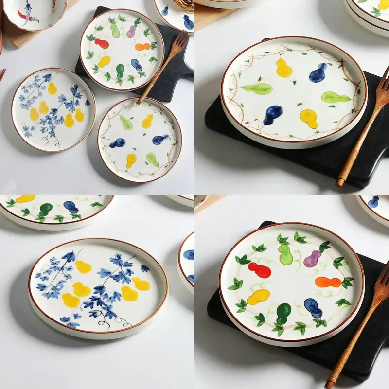 piatto-per-frutta-in-ceramica-dipinto-a-mano-con-motivi-floreali-stoviglie-estetiche-per-feste-e-decorazioni-domestiche